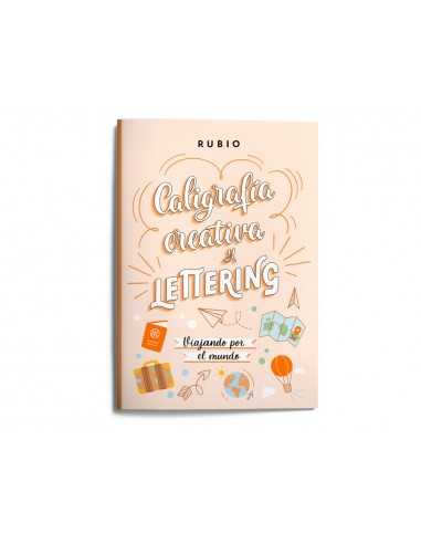 Cuaderno rubio lettering caligrafia creativa viajando por el mundo
