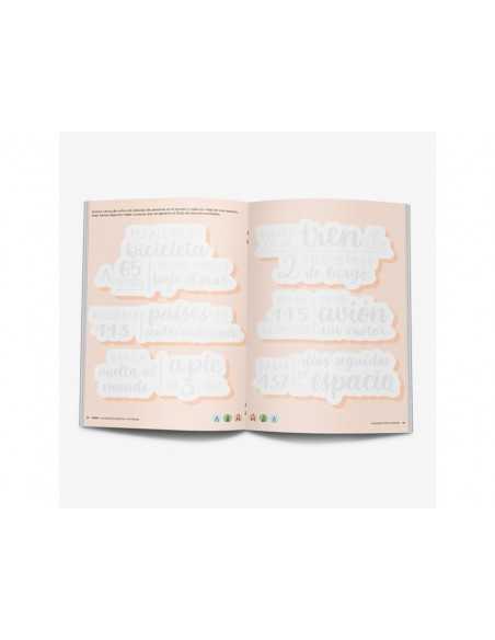 Cuaderno rubio lettering caligrafia creativa viajando por el mundo