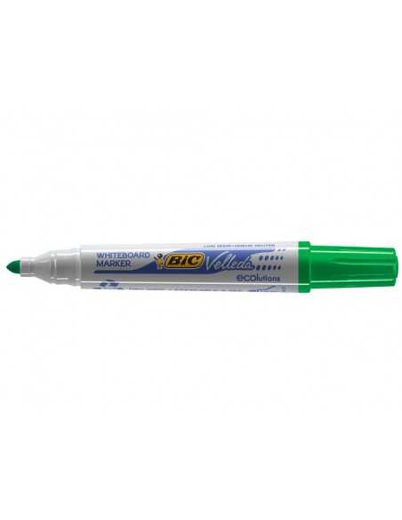 Rotulador bic velleda para pizarra verde punta redonda 1,3 mm