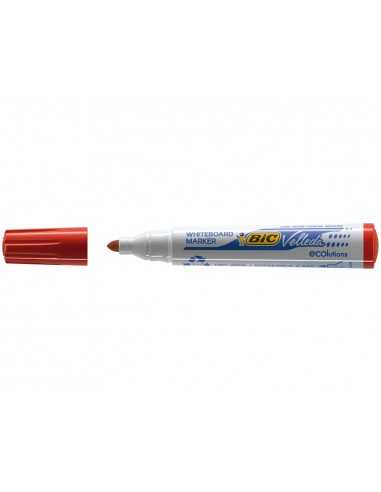 Rotulador bic velleda para pizarra rojo punta redonda 1,3 mm