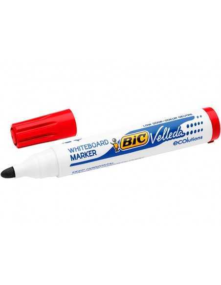 Rotulador bic velleda para pizarra rojo punta redonda 1,3 mm Rotulador bic velleda para pizarra rojo punta redonda 1,3 mm