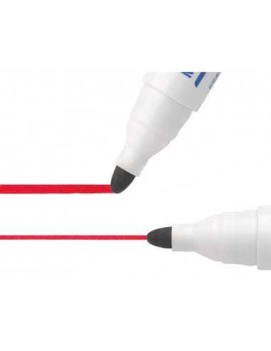 Rotulador bic velleda para pizarra rojo punta redonda 1,3 mm