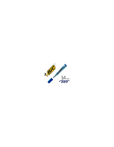 Rotulador bic velleda para pizarra azul punta redonda 1,3 mm