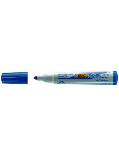 Rotulador bic velleda para pizarra azul punta redonda 1,3 mm