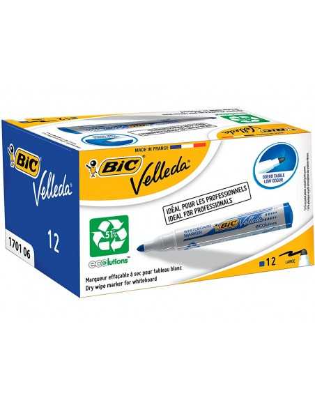 Rotulador bic velleda para pizarra azul punta redonda 1,3 mm Rotulador bic velleda para pizarra azul punta redonda 1,3 mm
