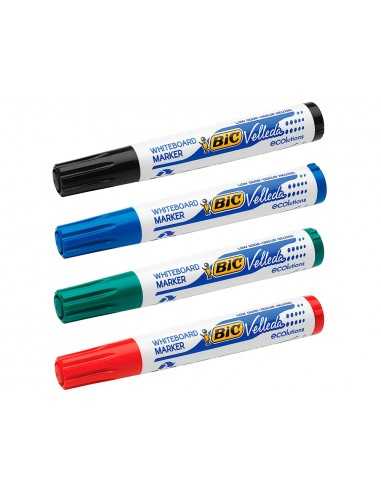 Rotulador bic velleda para pizarra negro punta redonda 1,3 mm