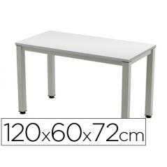 Mesa de oficina rocada executive 200ad02 aluminio /gris 120x60 cm