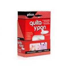 Velcro adhesivo ovalado plico quita y pon blister de 24 unidades