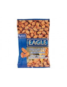 Cacahuetes fritos con miel eagle snacks ligeramente salados bolsa 90 gr