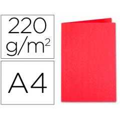 Subcarpeta cartulina exacompta din a4 rojo 220 gr