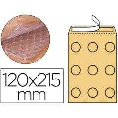 Sobre burbujas crema q-connect b/00 120 x 215 mm caja de 100