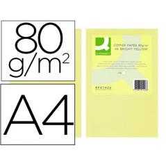 Papel color q-connect din a4 80gr champagne paquete de 500 hojas