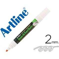 Rotulador artline pizarra epd-4 color blanco opaque ink board punta redonda 2 mm