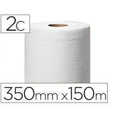 Papel secamanos central 2 capas para dispensador m2 rollo de 150,2 mt