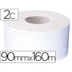 Papel higienico mini jumbo 2 capas 160 mt para dispensador t2