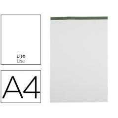 Bloc notas liderpapel liso a4 80 hojas 60 g/m2 perforado sin tapa