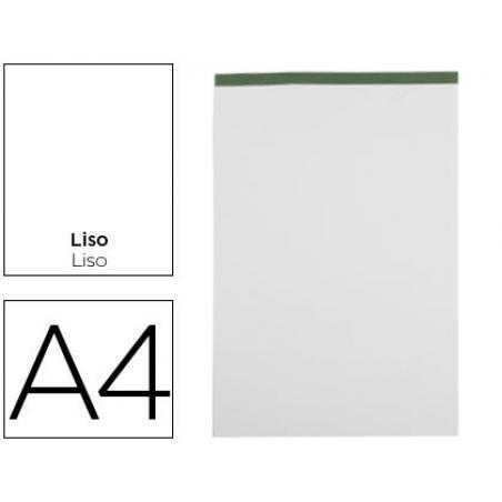 Bloc notas liderpapel liso a4 80 hojas 60 g/m2 perforado sin tapa