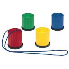 Zanco amaya bajos en polipropileno altura 11 cm diametro 10 cm pack 2 unidades