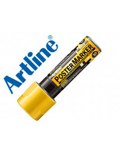 Rotulador artline poster marker epp-30 punta rectangular 30 mm color oro