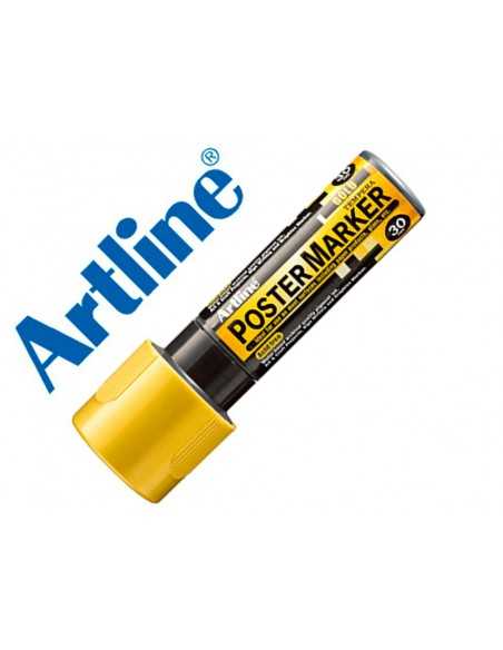 Rotulador artline poster marker epp-30 punta rectangular 30 mm color oro