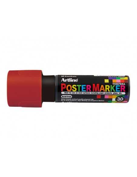 Rotulador artline poster marker epp-30 punta rectangular 30 mm color marron Rotulador artline poster marker epp-30 punta rectangular 30 mm color marron
