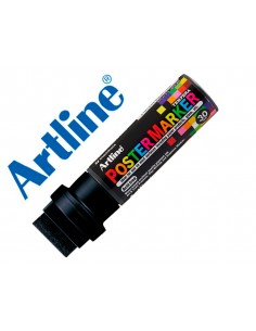 Rotulador artline poster marker epp-30 punta rectangular 30 mm color negro