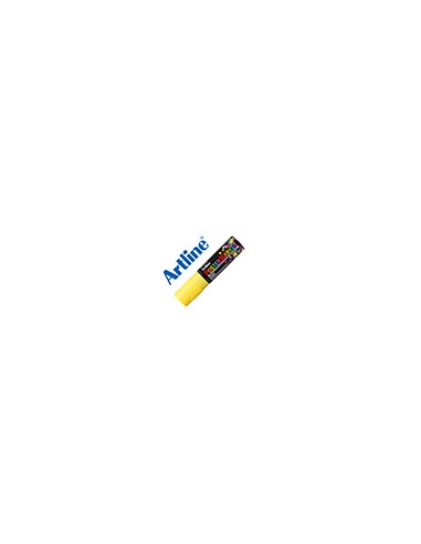 Rotulador artline poster marker epp-20 punta rectangular 20 mm color amarillo fluor