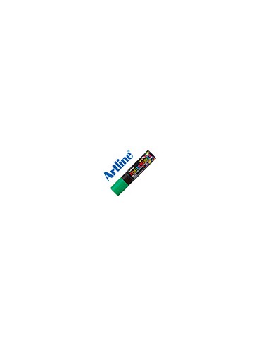 Rotulador artline poster marker epp-20 punta rectangular 20 mm color verde fluor