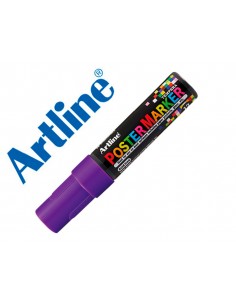 Rotulador artline poster marker epp-12 punta rectangular 12 mm color violeta
