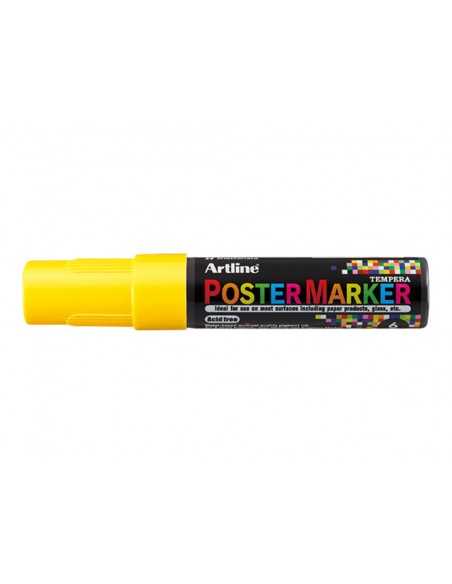 Rotulador artline poster marker epp-6 punta redonda 6 mm color amarillo
