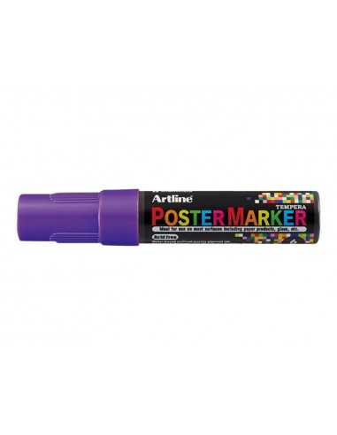Rotulador artline poster marker epp-6 punta redonda 6 mm color violeta