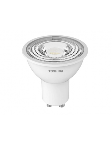 Foco led toshiba essential gu10 5.5w luz neutra 4000k