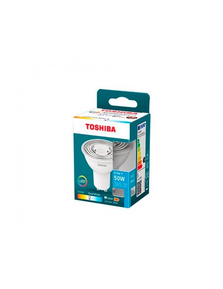 Foco led toshiba essential gu10 4.5w luz fria 6500k