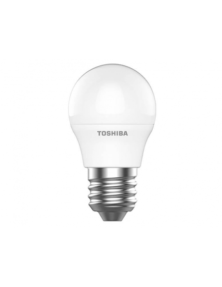 Bombilla led toshiba essential g45 e27 4.7w luz calida 2700k