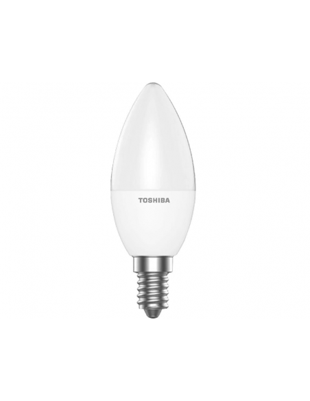 Bombilla led toshiba essential c37 e14 4.7w luz neutra 4000k