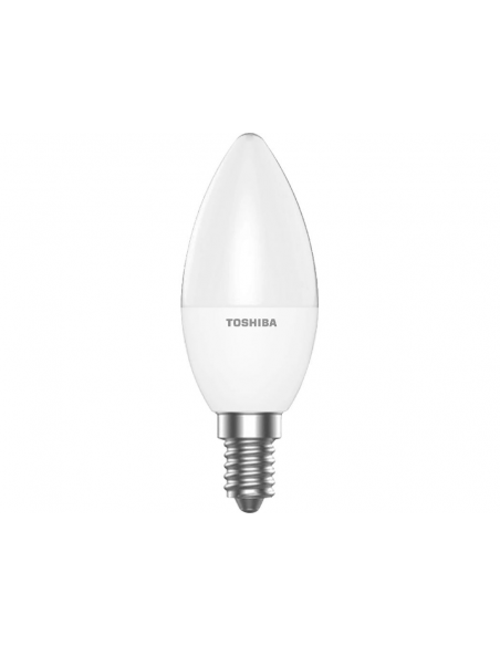 Bombilla led toshiba essential c37 e14 4.7w luz fria 6500k