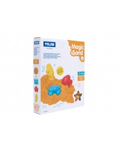 Juego milan magic sand arena cinetica con tres moldes