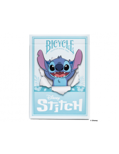 Baraja de cartas bicycle disney stitch