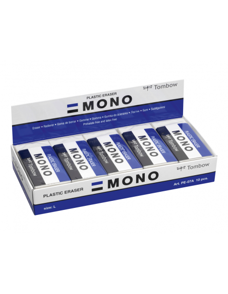 Goma de borrar tombow pvc mono tamaño l