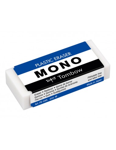 Goma de borrar tombow pvc mono tamaño m