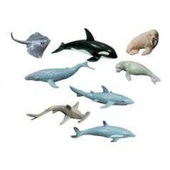 Juego miniland animales marinos 8 figuras