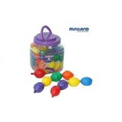 Juego miniland maxichain 4 cuentas colores surtidos