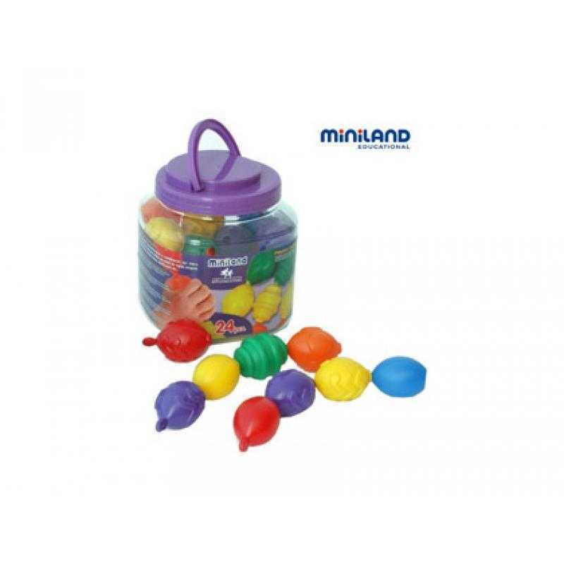 Juego miniland maxichain 4 cuentas colores surtidos