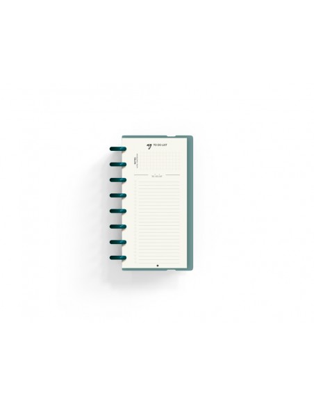 Planificador carchivo ingeniox my week check list my week semanal turquesa 105x210 mm