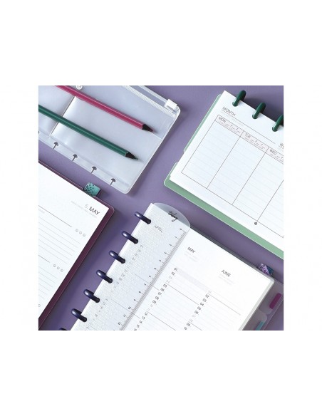 Planificador carchivo ingeniox my week check list my week semanal turquesa 105x210 mm