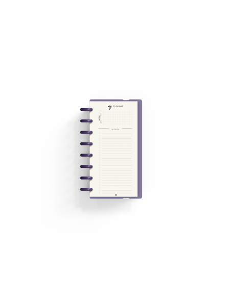 Planificador carchivo ingeniox my week check list my week semanal malva 105x210 mm