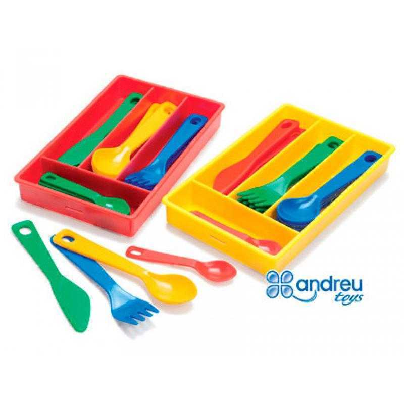 Juego dantory cuberteria 4 servicios 17 piezas 11,5x18,5x2,5 cm
