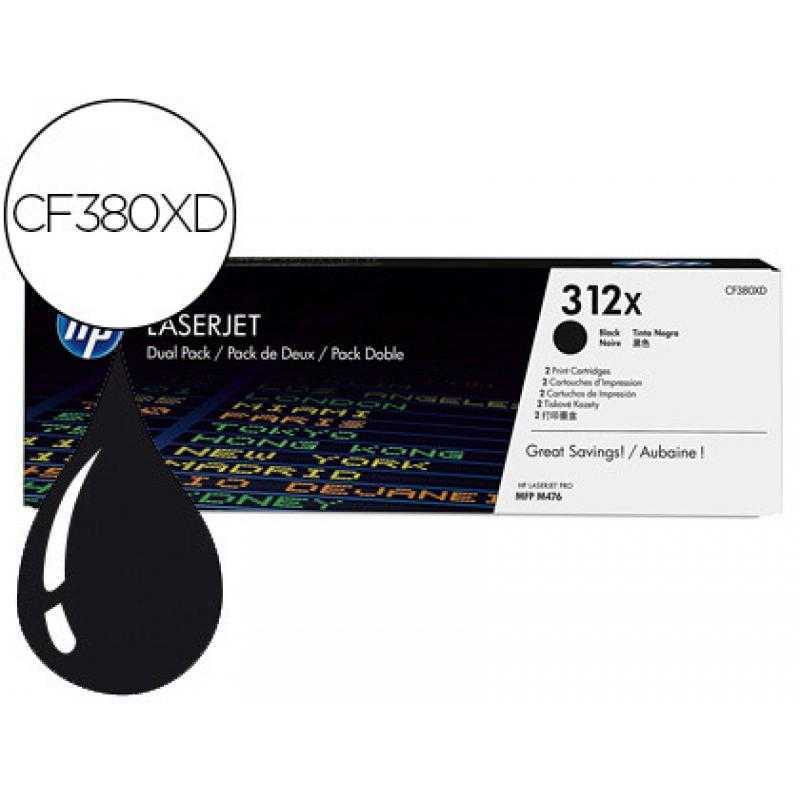 Toner hp 312x laserjet pro 400 mfp m476 negro 4.400 pag