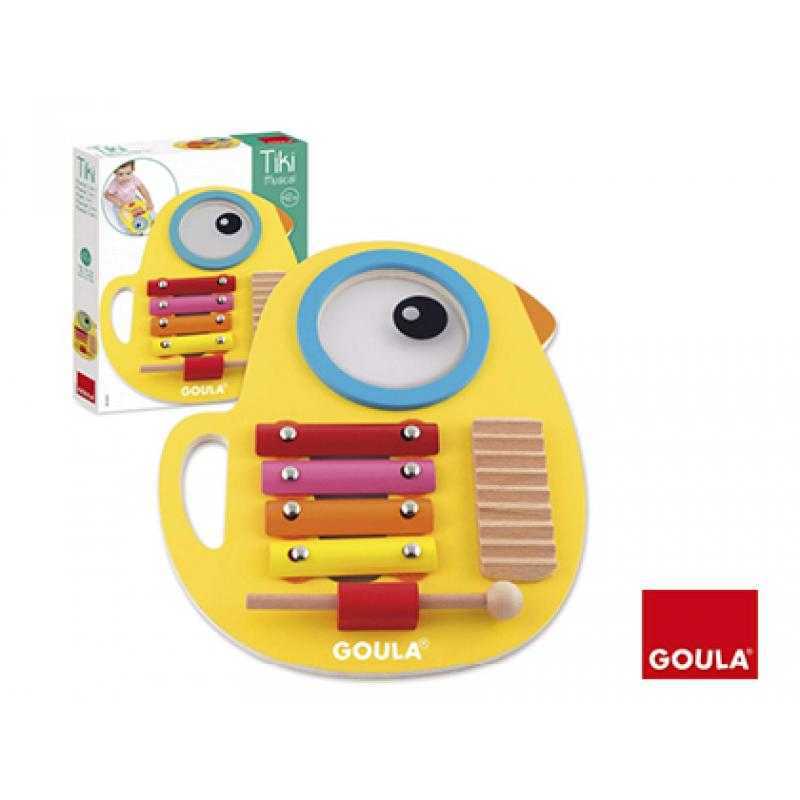 Juego goula didactico tiki musical 3 en 1