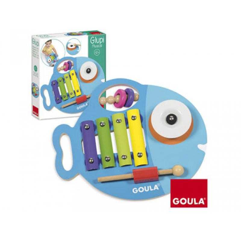 Juego goula didactico glupy musical 3 en 1